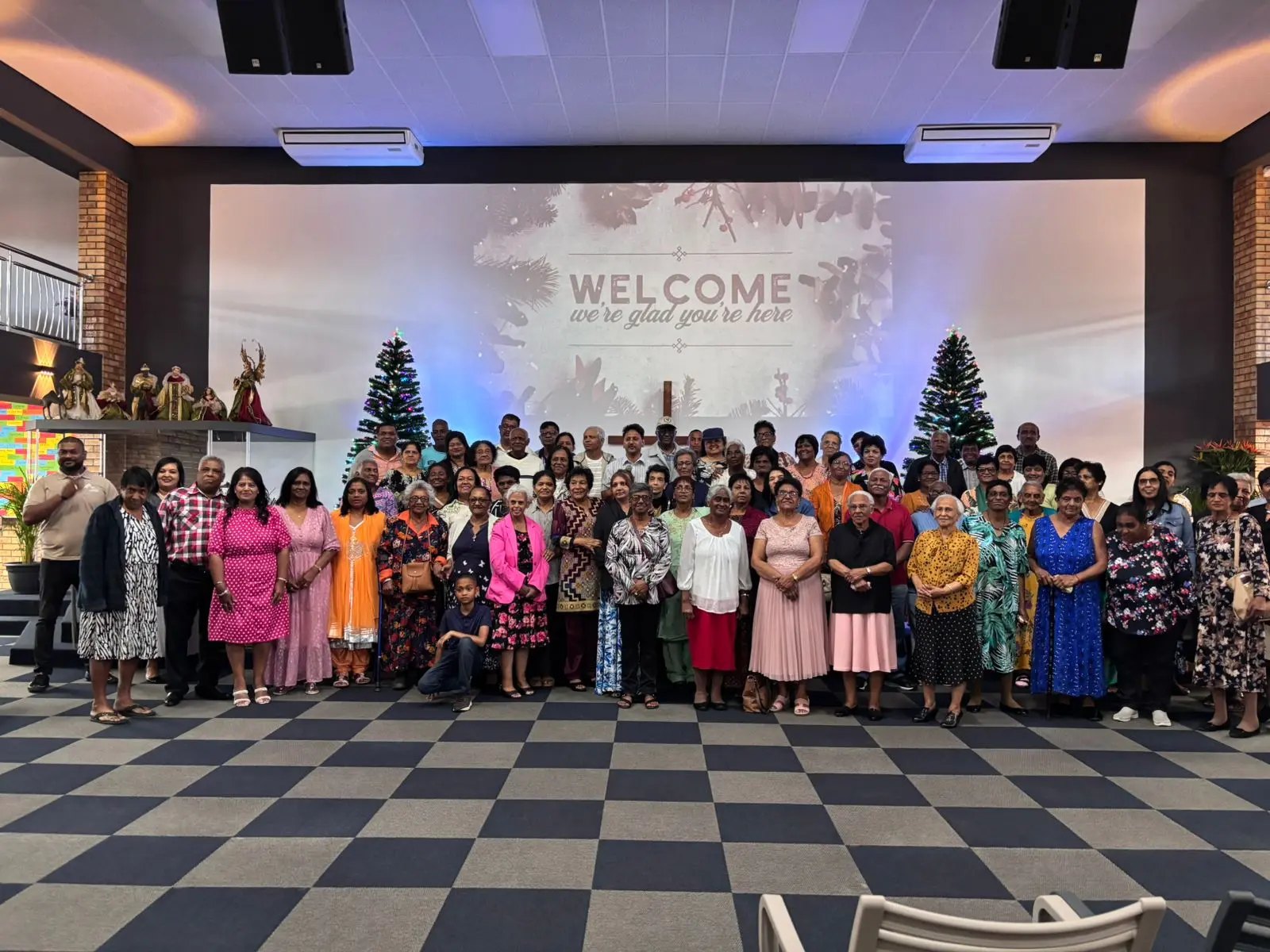The Jacob's Well Ministries congregation gathered in worship